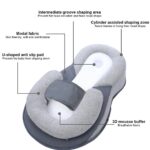 Baby Bed Acid Reflux With Strap, Baby Bed For Reducing Spit-Up, Anti Reflux HOT--58 X 38 X17cm - Image 4