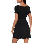 Bends And Hitches Summer Women's Solid Color Dress - Image 8