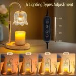 Aromatherapy Melting Wax Lamp Dimmable Night Light Table Candle Warmer Lamp Gift - Image 7