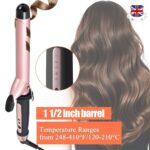 Fast Heating Curling Wand 38mm Hair Curler Large Barrel Curling For Long Hair UK - Image 2