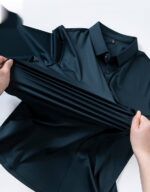 High-elasticity Mens Seamless Wrinkle-free Ice-silk Long-sleeve Shirt - Image 7