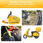 Disc Lock For Motorbike - Alarm Function With Vibration Alert, Aluminum Build, 1.5M Reminder Cable - Quick Locking, - Image 3