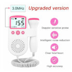 Fetal Doppler Detector Baby Heart Beat Rate Probe Prenatal Monitor Ultrasonic - Image 4