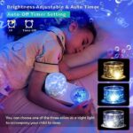 Kids Projector Night Light With Dual Projection  Ocean Waves & Animals 7 Themes, 360 Rotation, USB Powered Multi Colour Ceiling Projector For Bedroom - Image 6