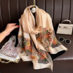 Elegant All-match Embroidered Summer Sunscreen Scarf