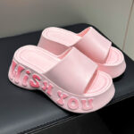 Non-slipHeight-increasing Thick-soled Slippers For Women - Image 4